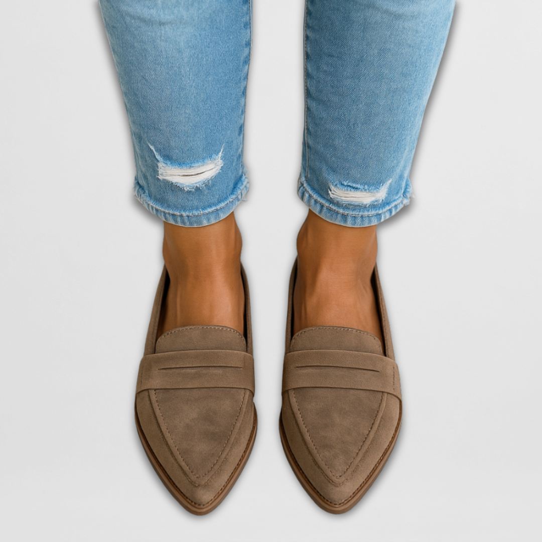 Nadia – Moccasini din Suede Eleganți pentru Damă