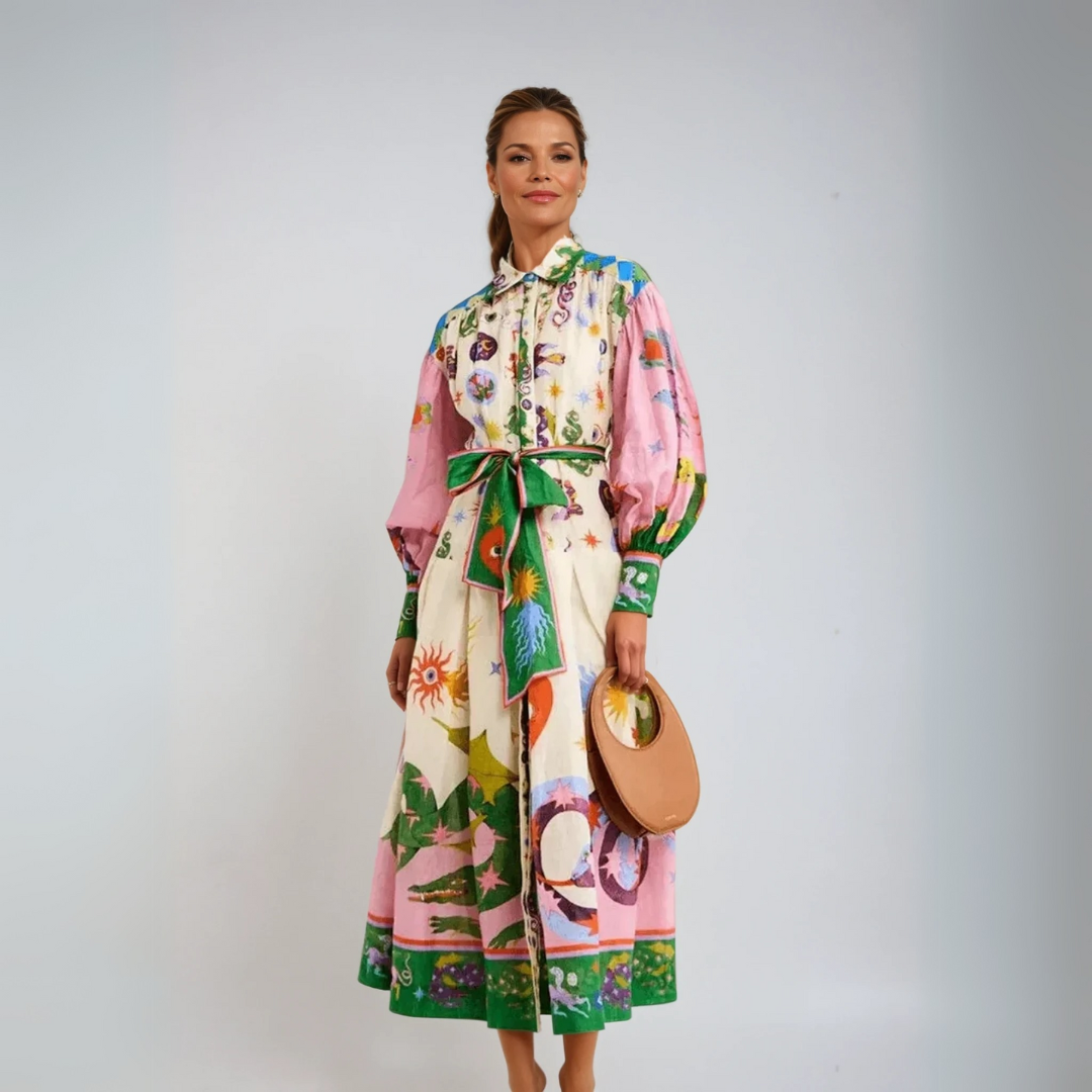 Dorthe™ | Rochie Maxi Italiană Elegantă