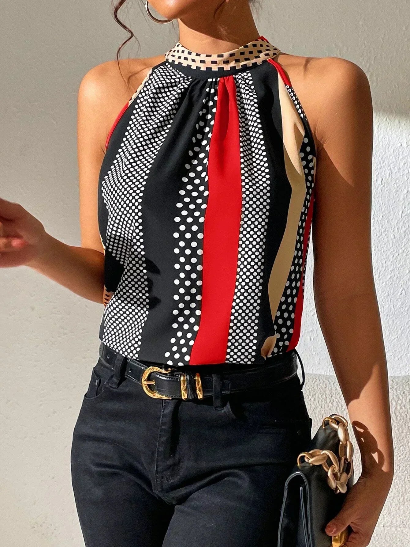 Isla | Top Halter Retro Chic