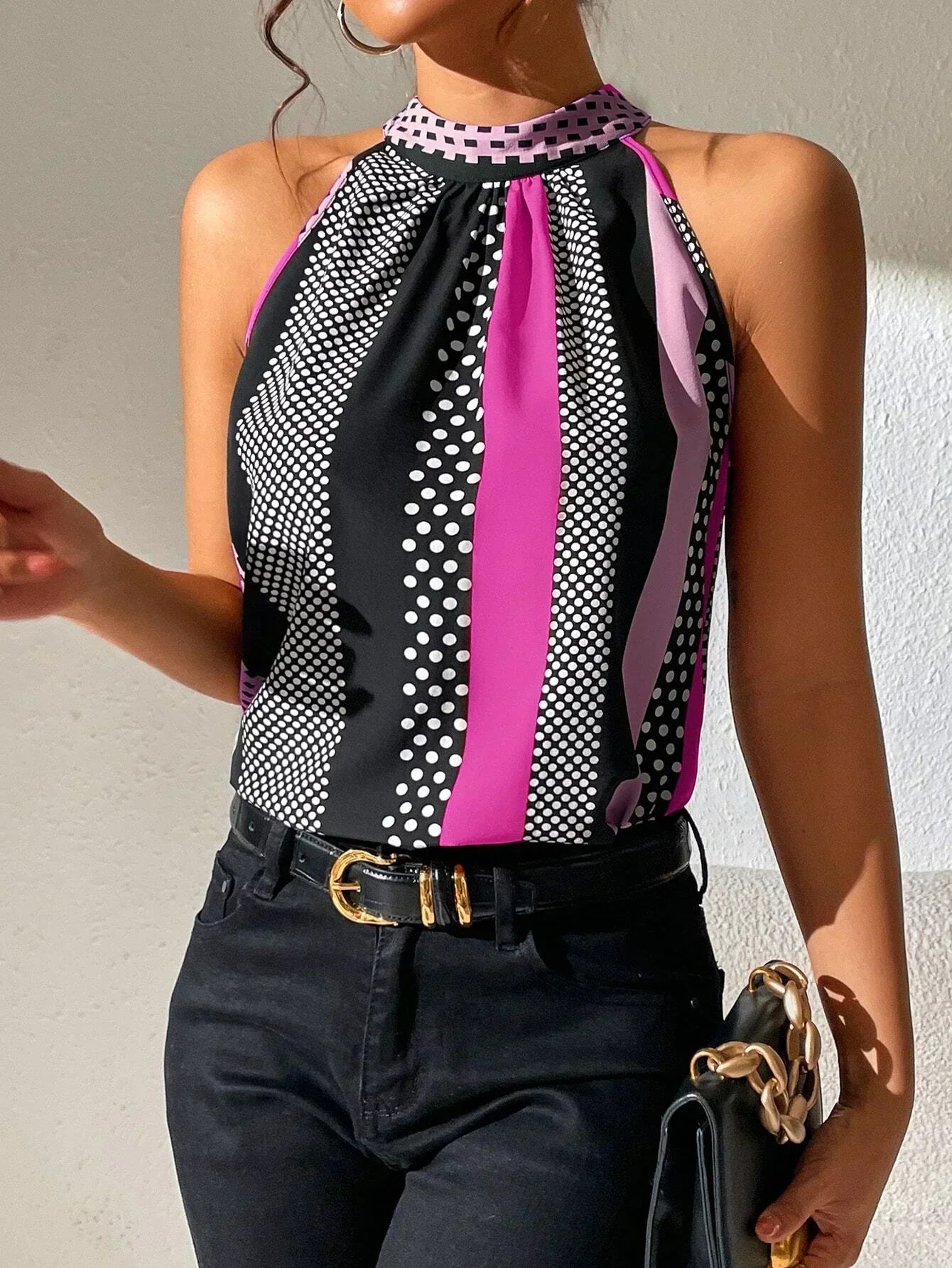 Isla | Top Halter Retro Chic