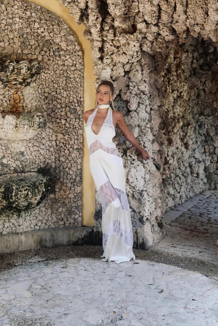 Mira | Rochie Maxi din Dantelă