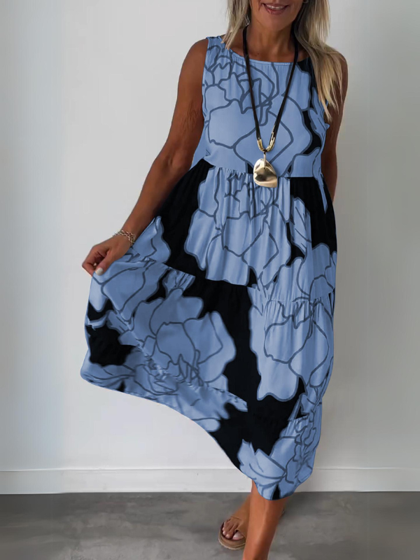 "Gwendolyn | Rochie maxi elegantă fără mâneci" can be rewritten as "Gwendolyn | Rochie elegantă maxi fără mâneci".