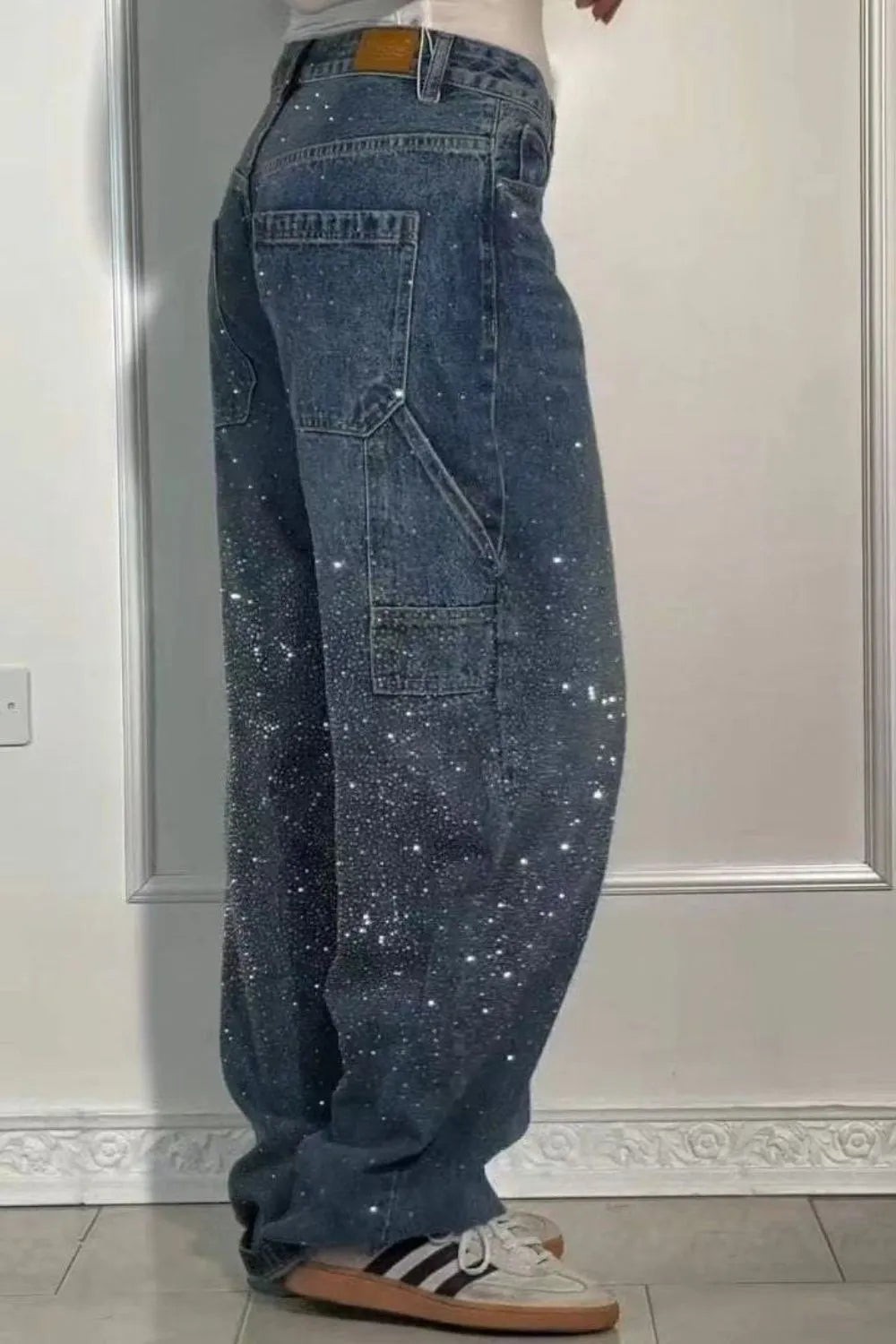 Luminile Nordului | Pantaloni Denim Carpenter Balloon