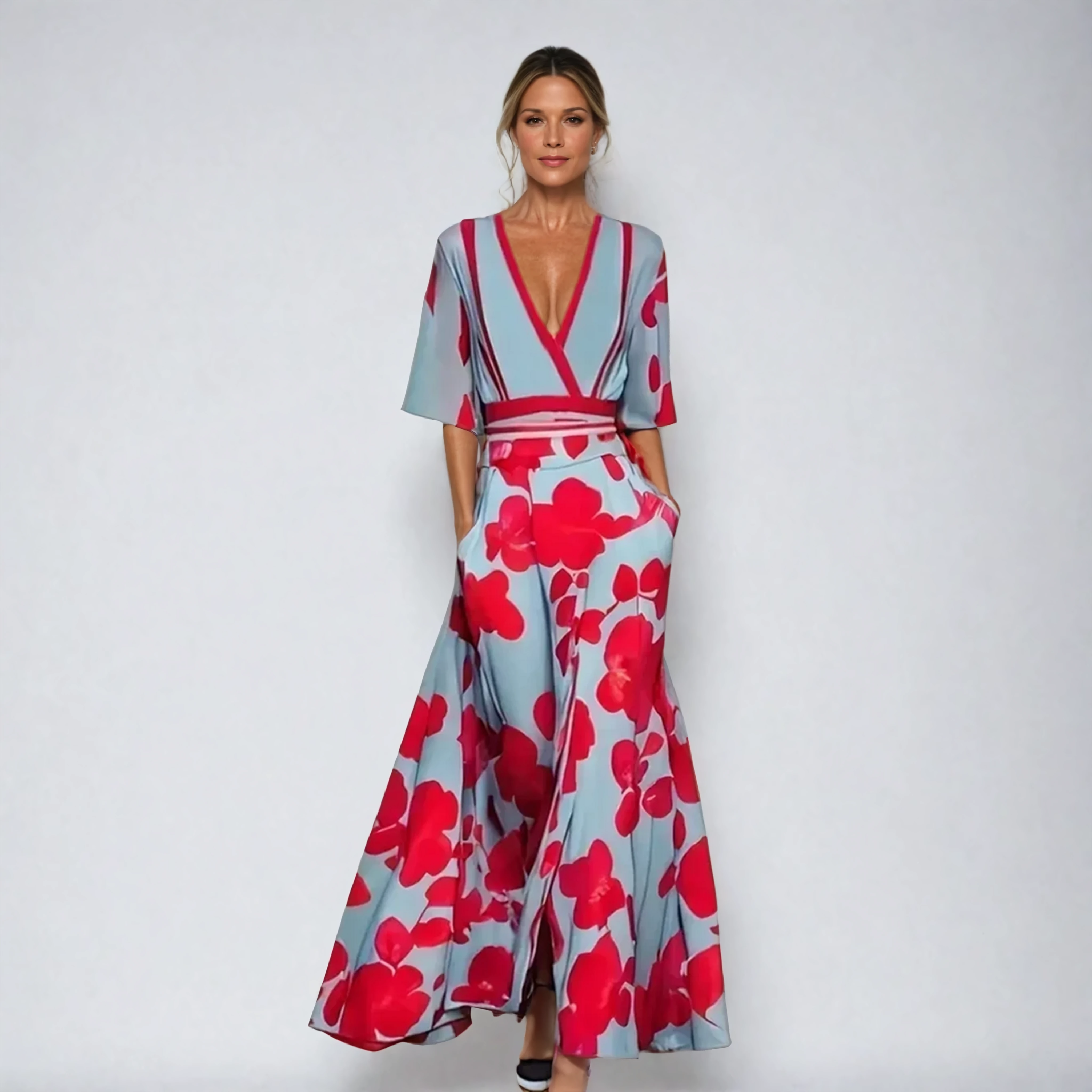 Amara | Rochie Florală Atemporală