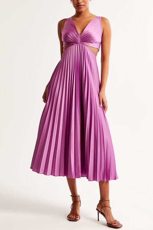 Sage™ – Rochie Maxi Plisată