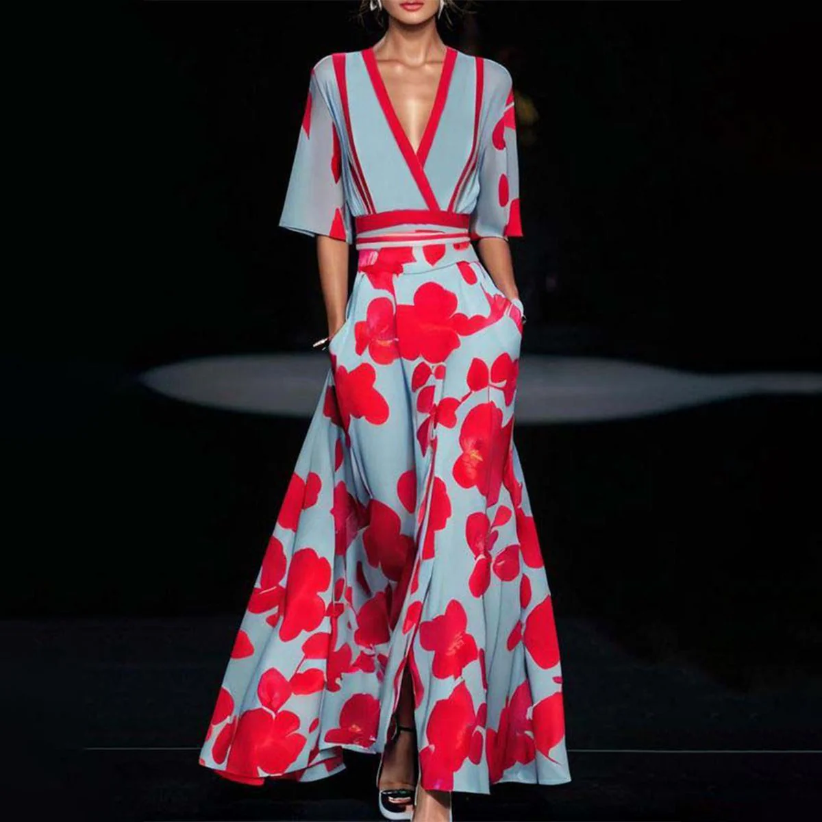 Amara | Rochie Florală Atemporală