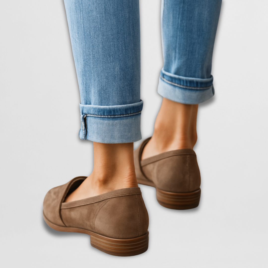 Nadia – Moccasini din Suede Eleganți pentru Damă
