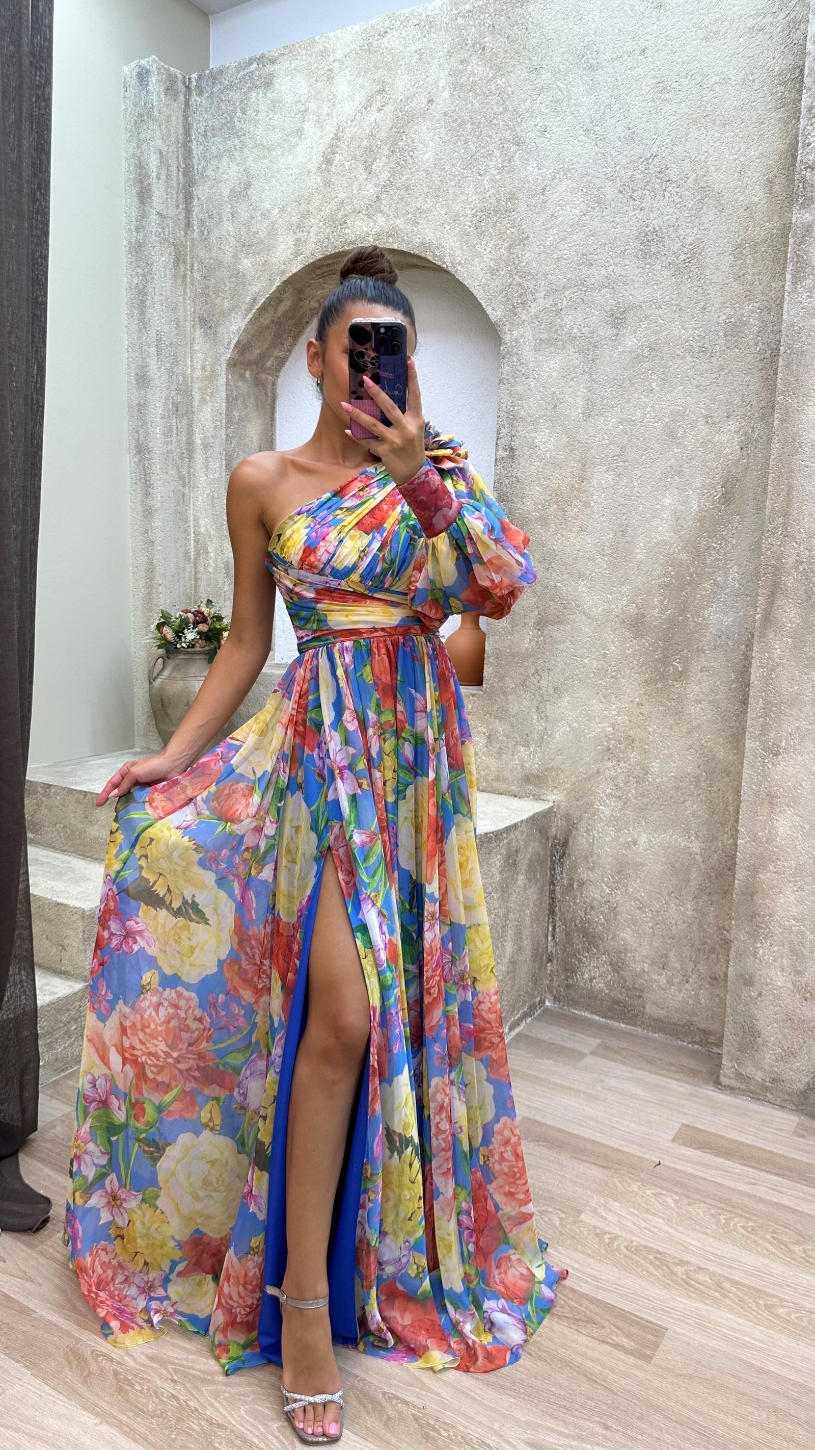 Mckenzie – Rochie de Damă Fluxoasă Elegantă cu Mâneci Lungi