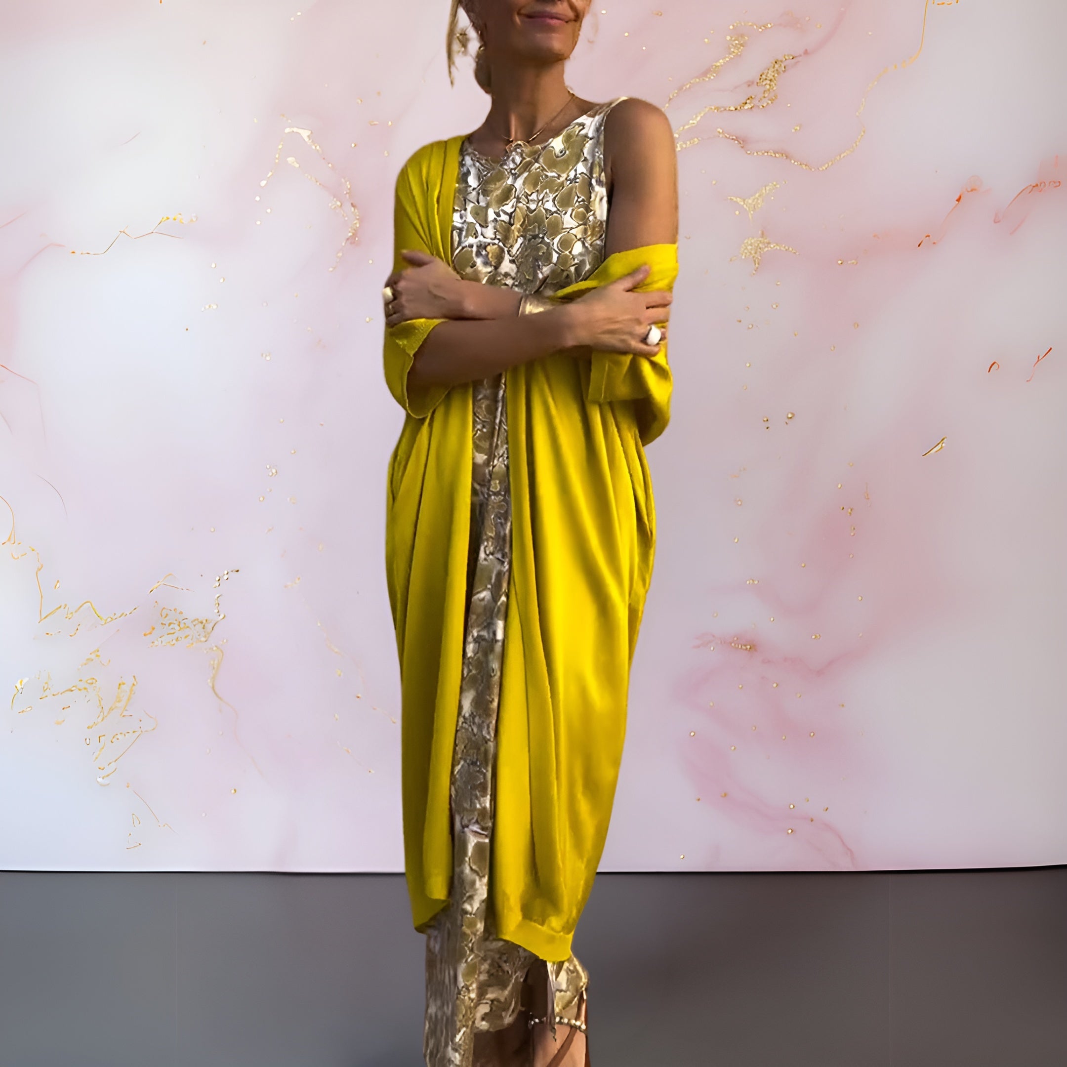 Mel | Rochie elegantă cu vestă