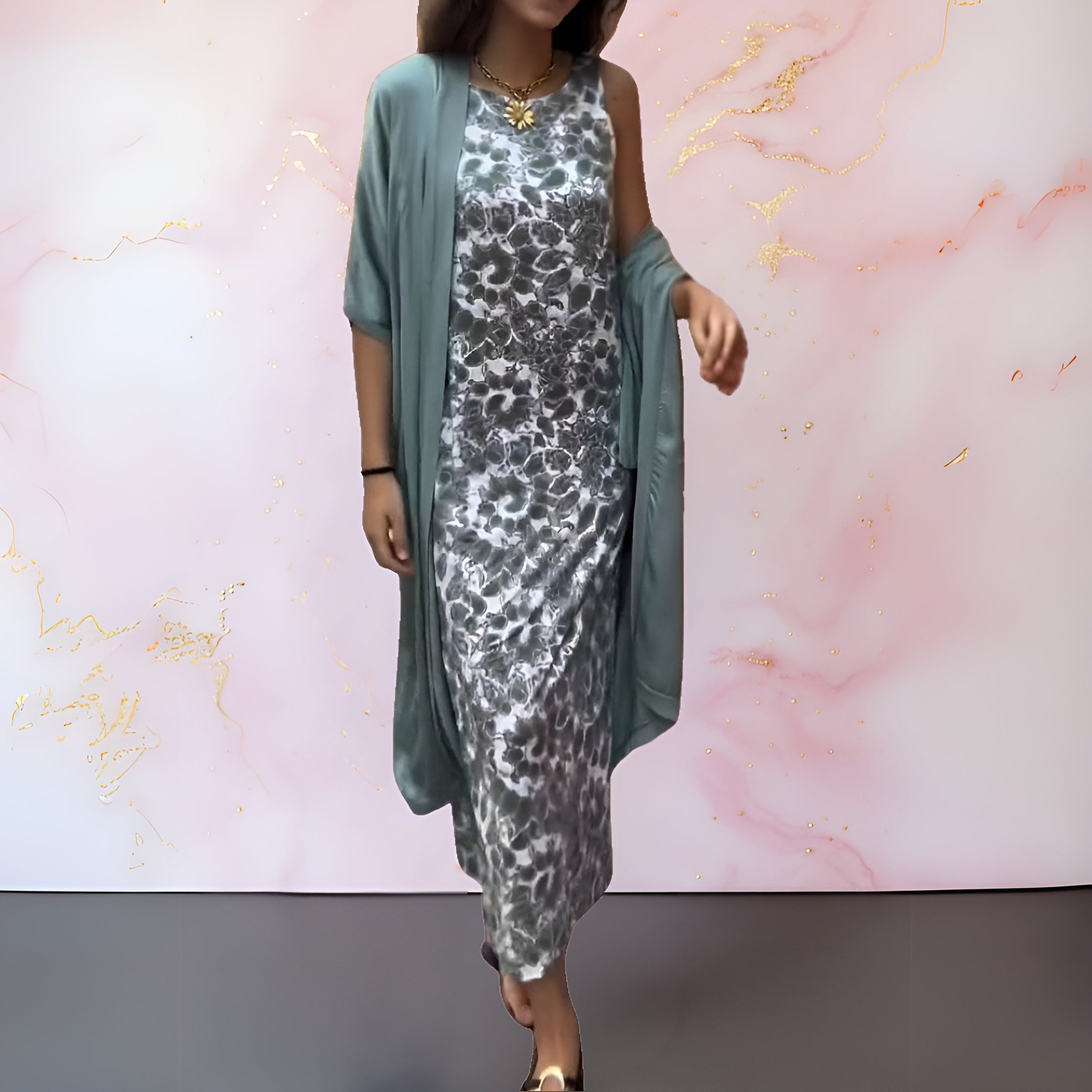 Mel | Rochie elegantă cu vestă