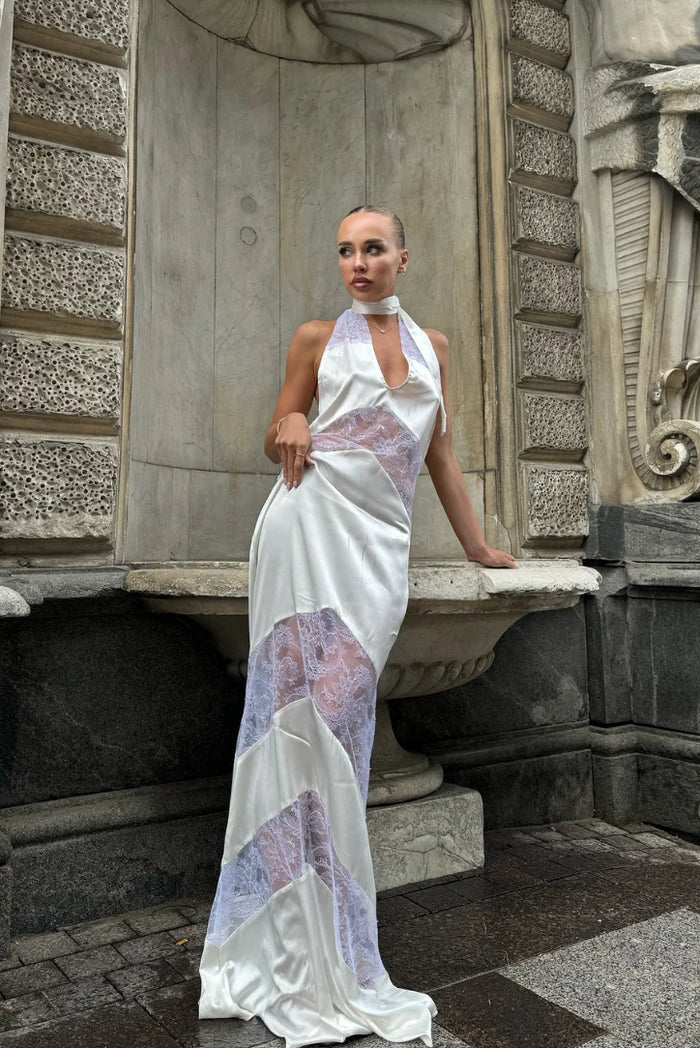 Mira | Rochie Maxi din Dantelă