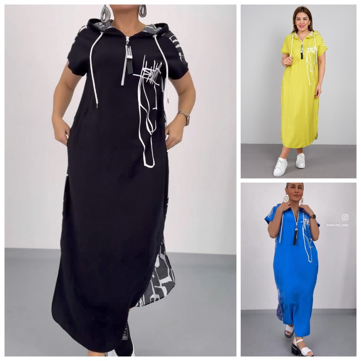 Lisbeth | Rochie Lungă Comfortabilă