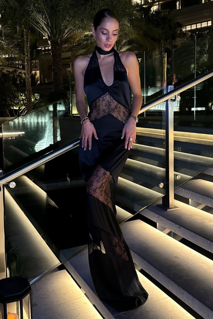 Mira | Rochie Maxi din Dantelă