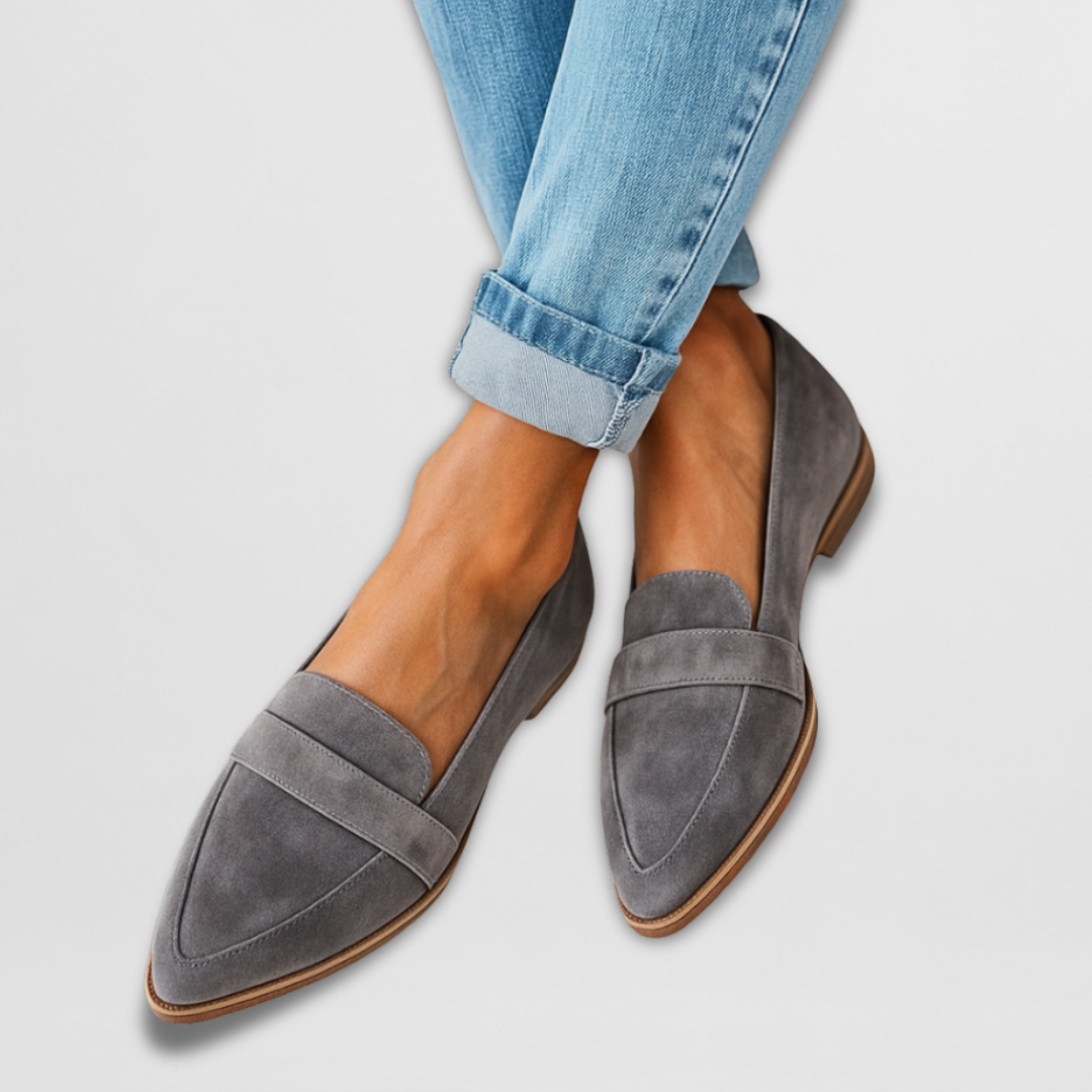 Nadia – Moccasini din Suede Eleganți pentru Damă
