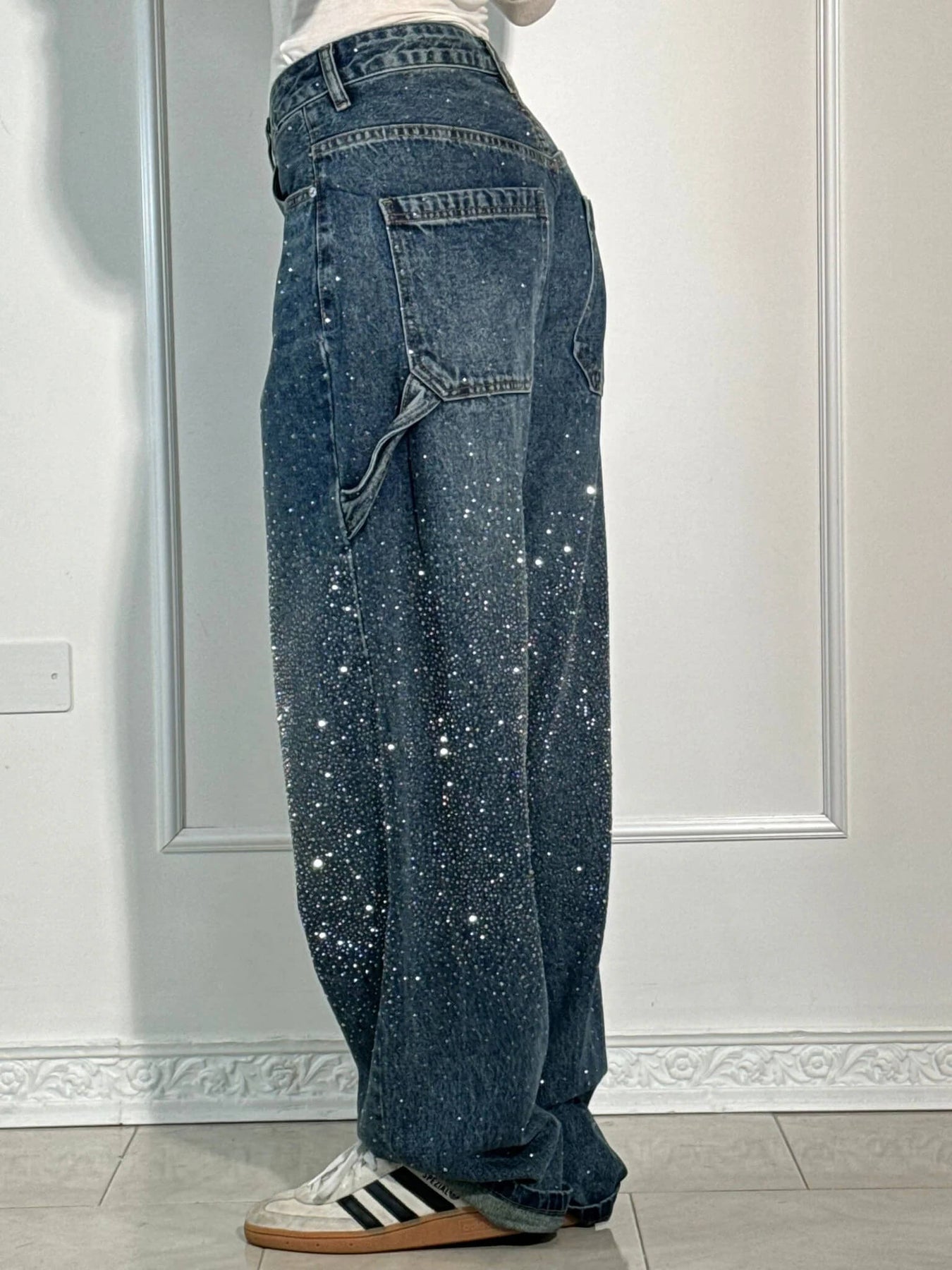 Luminile Nordului | Pantaloni Denim Carpenter Balloon