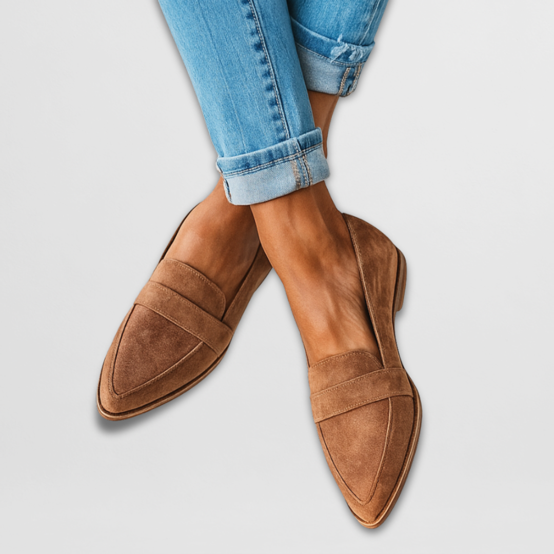Nadia – Moccasini din Suede Eleganți pentru Damă