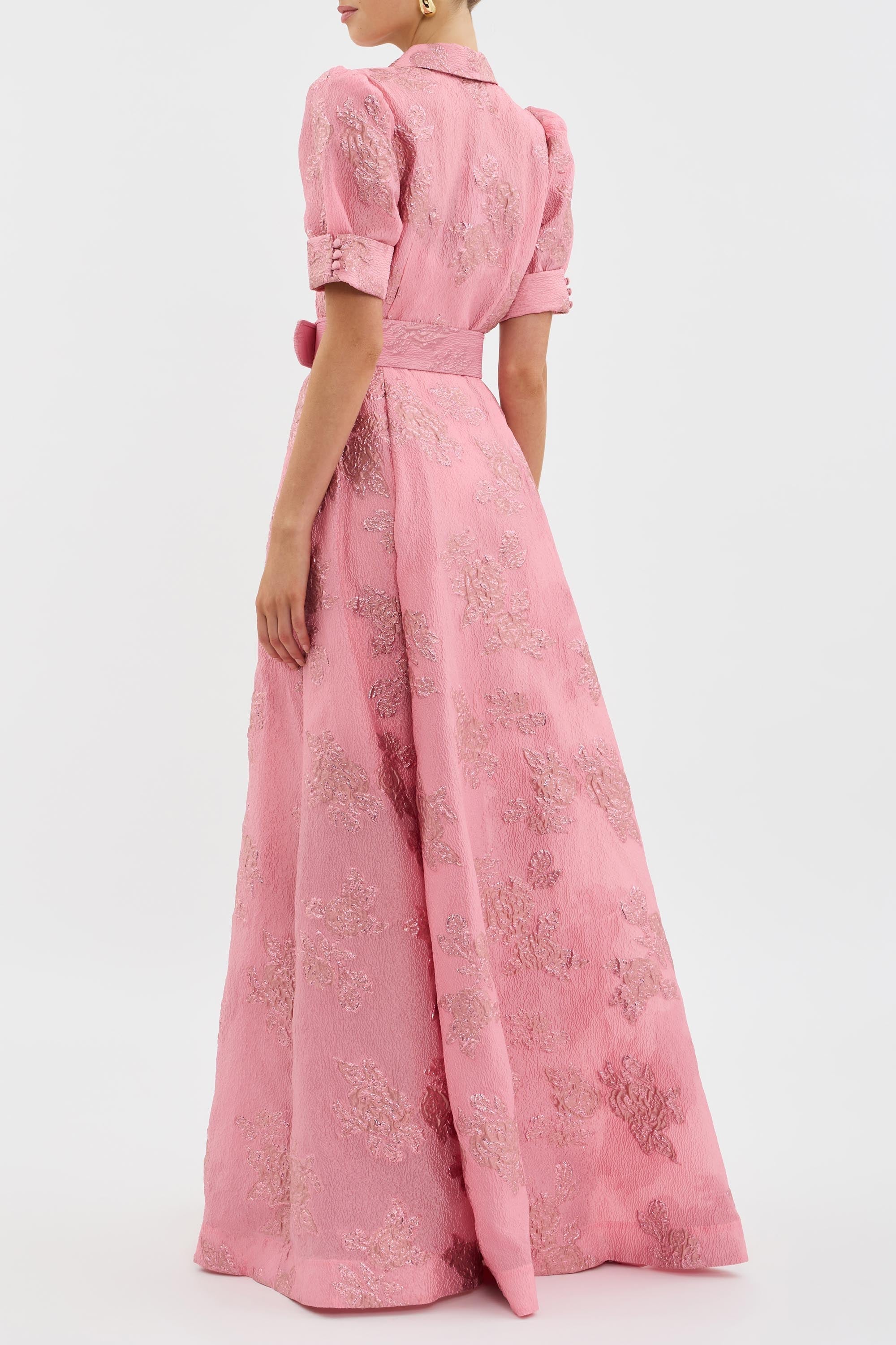 Rebecca - Rochie cu Mâneci Scurte Puff