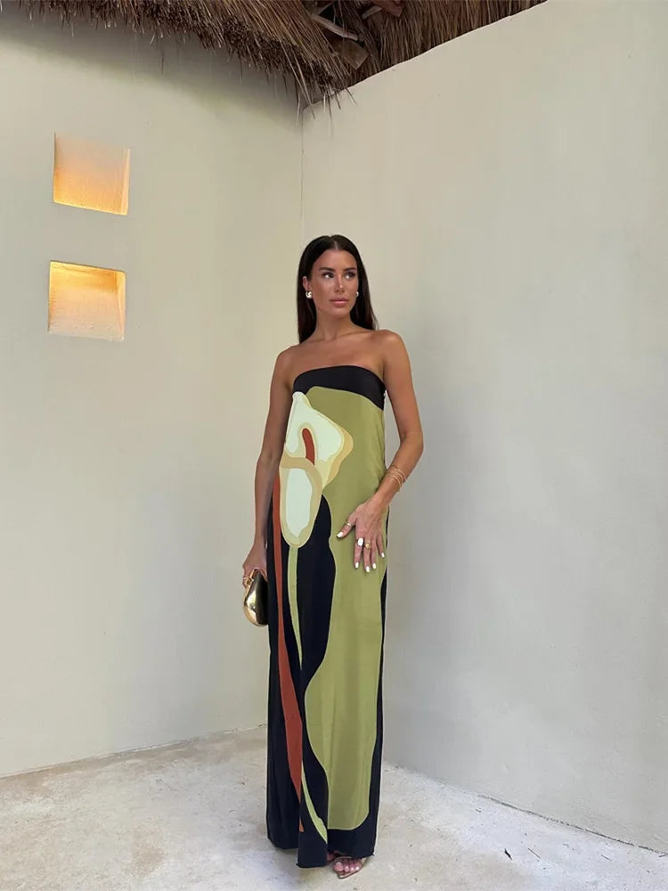 Harper | Rochie Maxi Fără Bretele