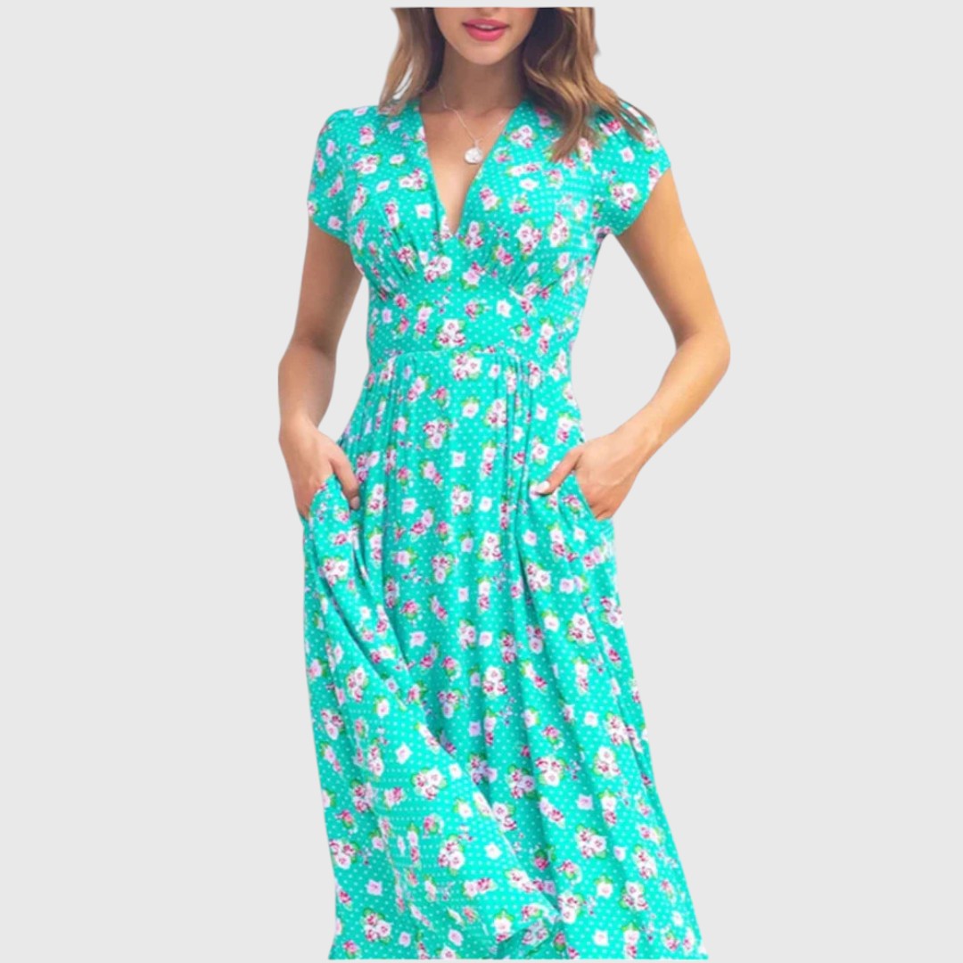 Kim - Rochie Midi Florală