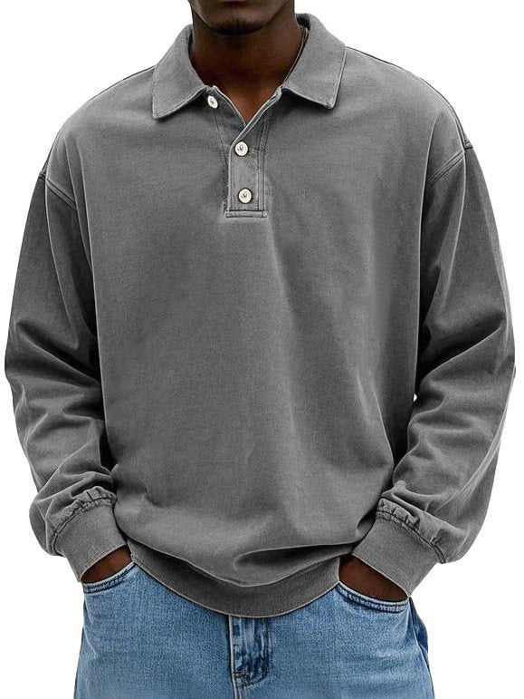 Erwin | Polo Casual cu Guler Texturat