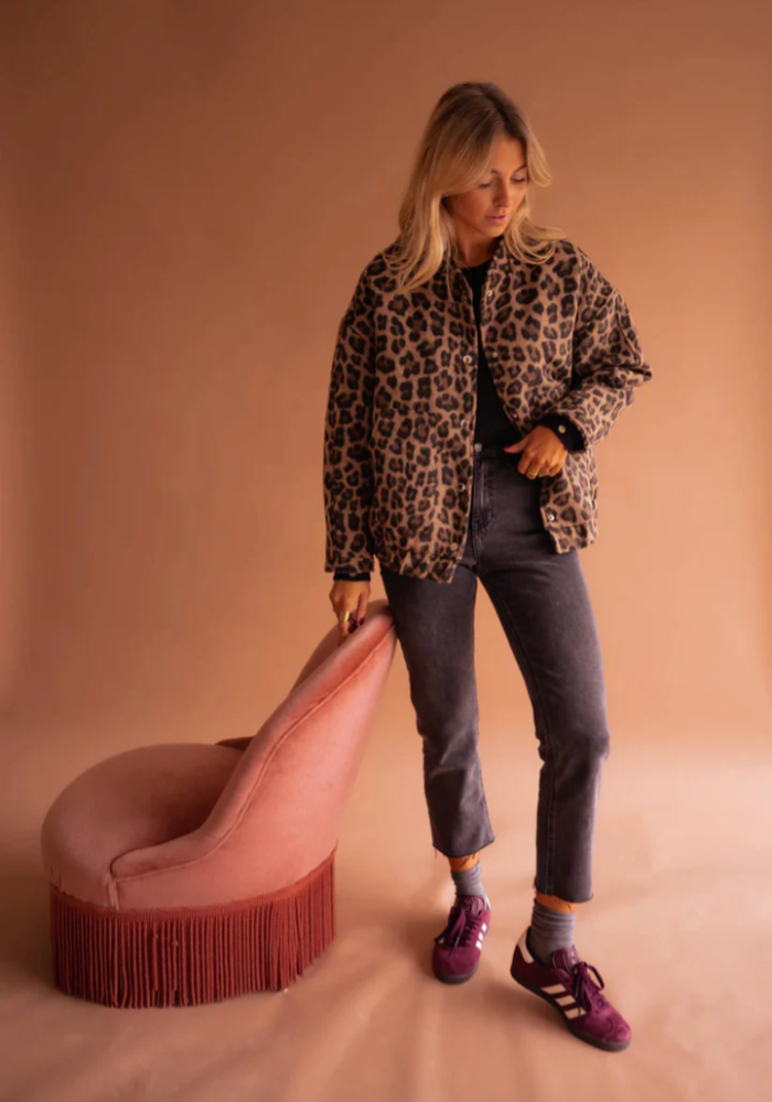 Leona | Geacă Bomber Leopard