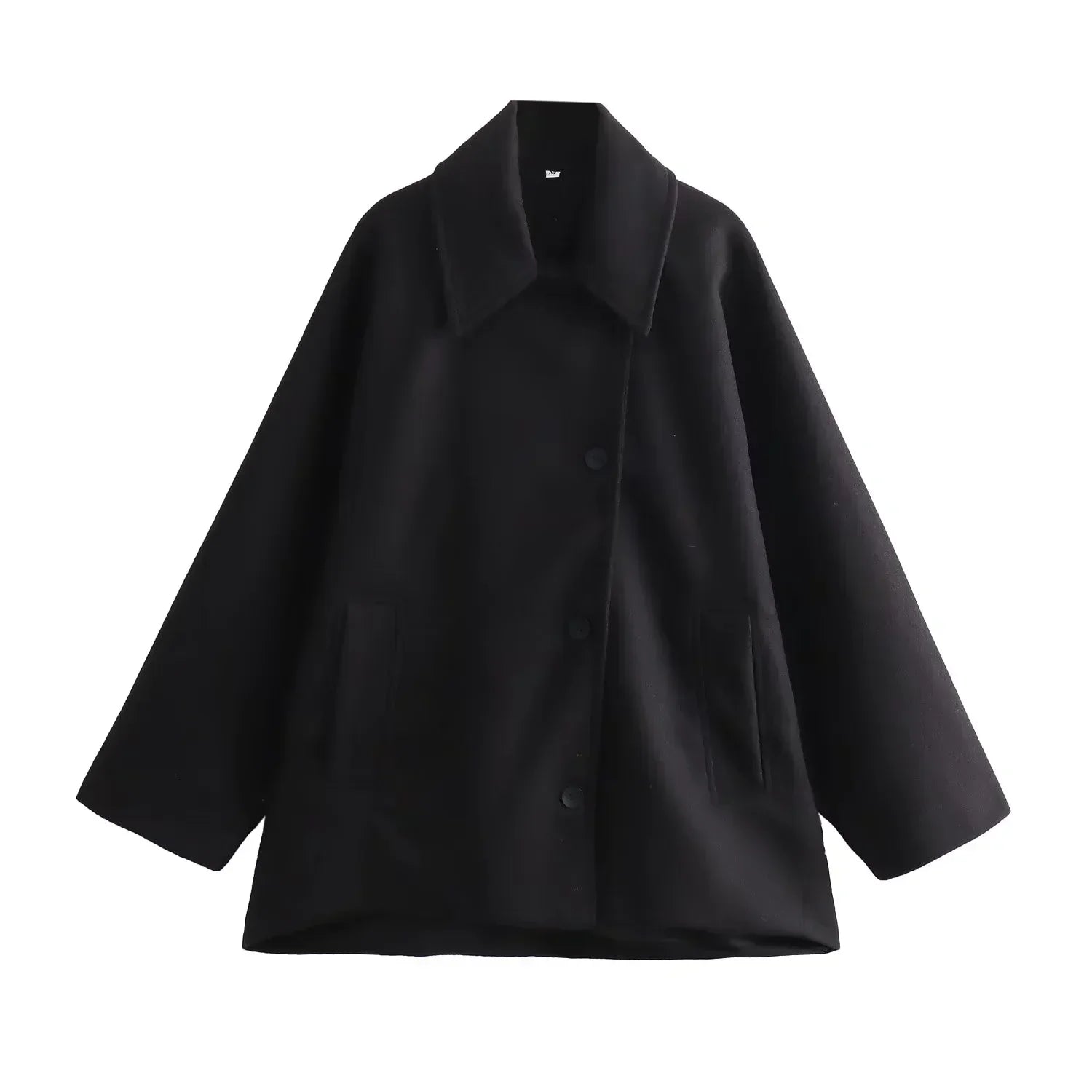 VESPER – Mantou de Damă Elegant Lung Oversized din Țesătură Călduroasă