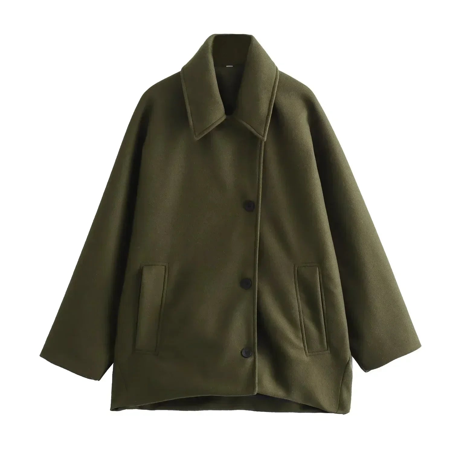 VESPER – Mantou de Damă Elegant Lung Oversized din Țesătură Călduroasă