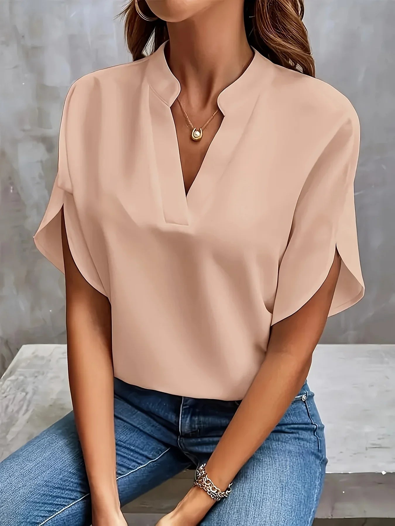 Thalia | Bluză Elegantă cu Design Distins