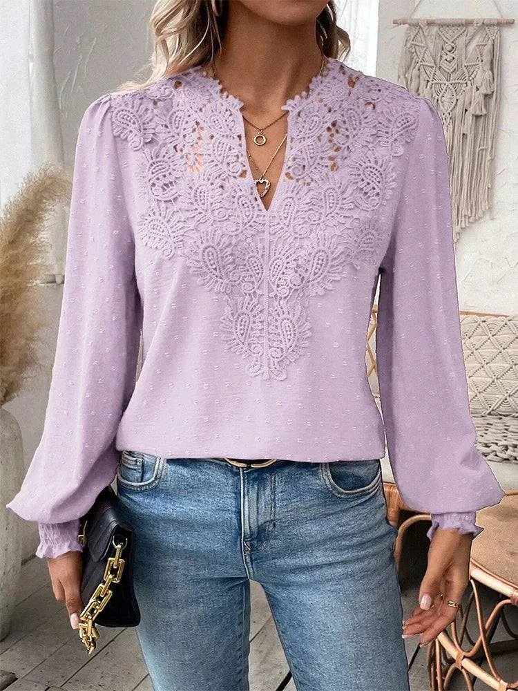 Charlene | Bluza Elegantă cu Detalii Distinse