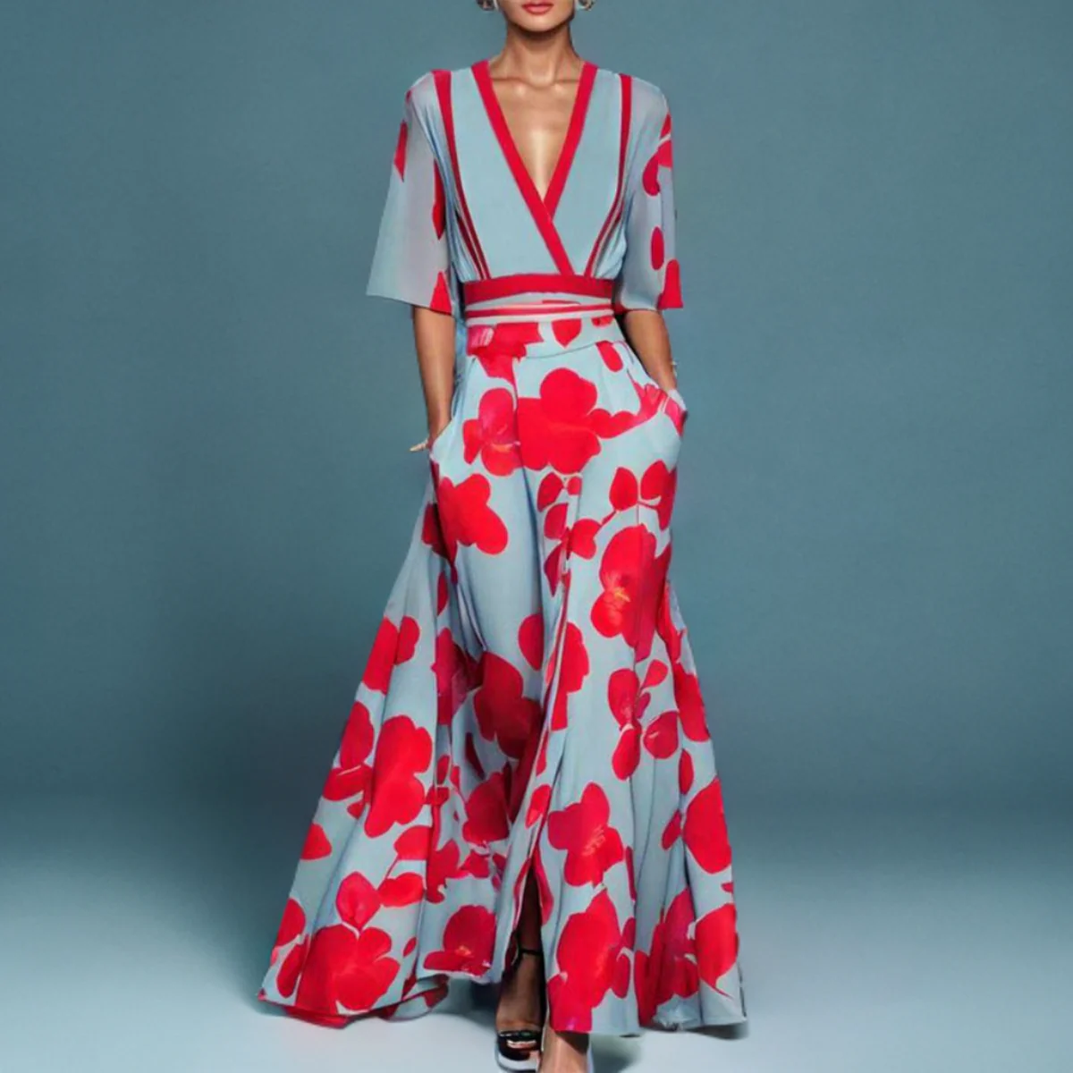 Amara | Rochie Florală Atemporală
