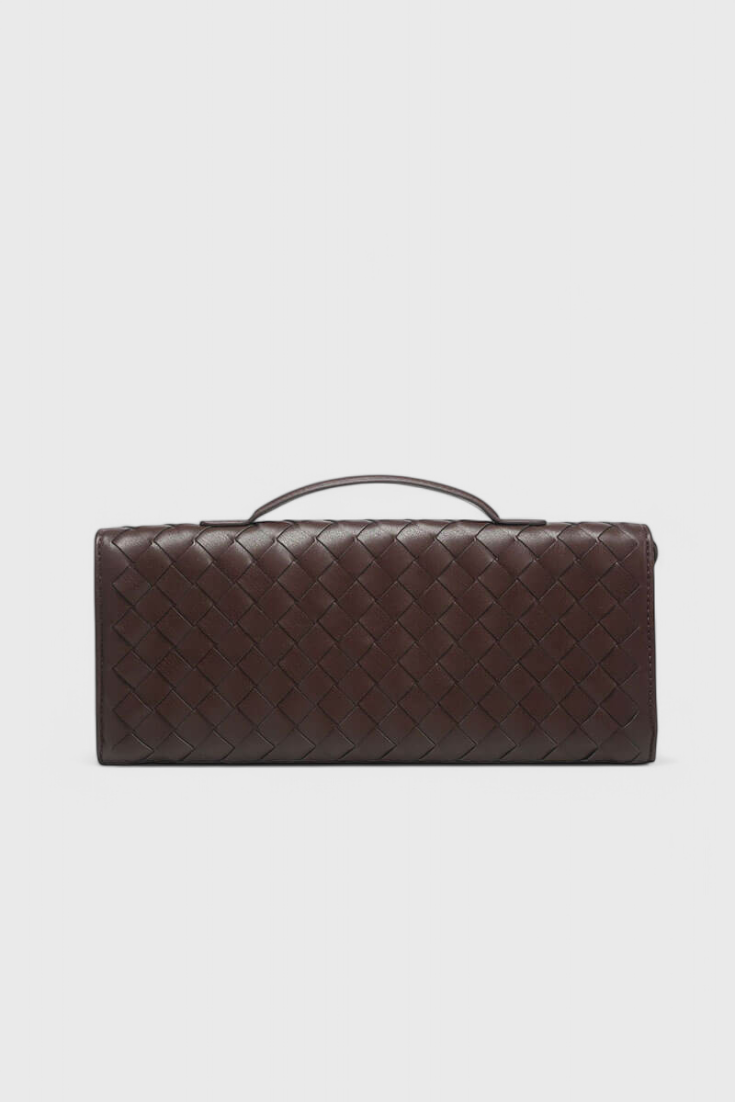 Clutch Melanie cu Detaliu Nod de Aur