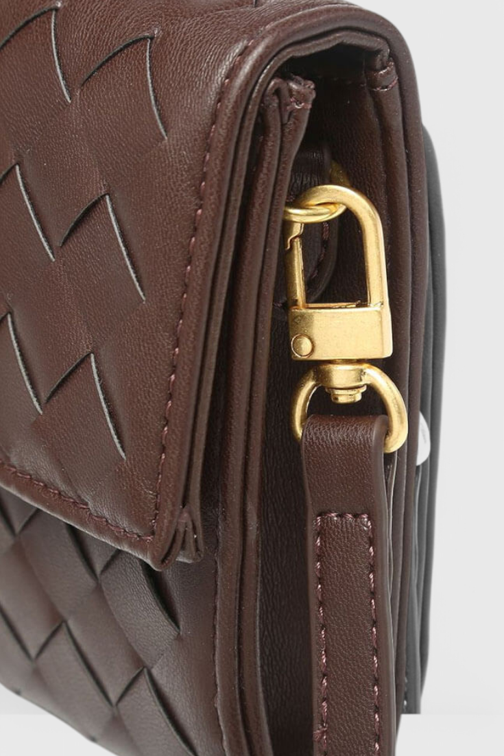 Clutch Melanie cu Detaliu Nod de Aur