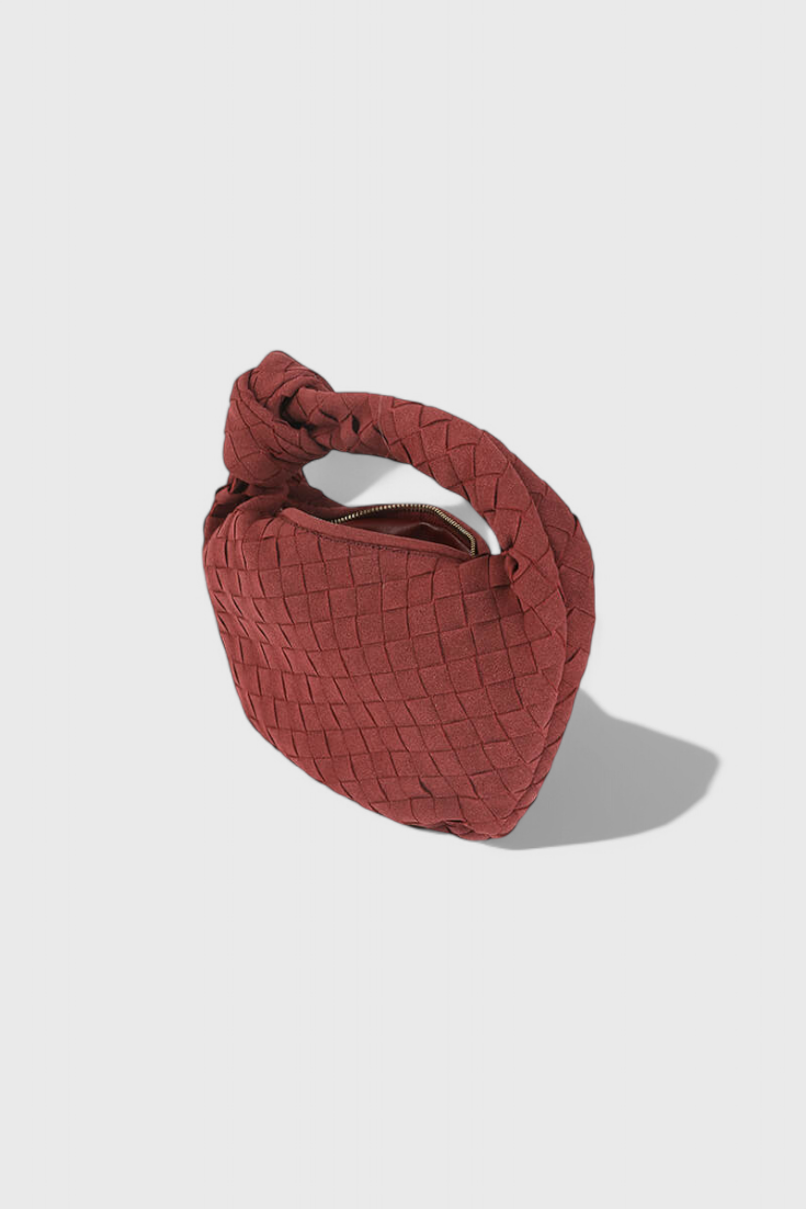 Geantă Mini Woven Remi cu Detaliu în Nod
