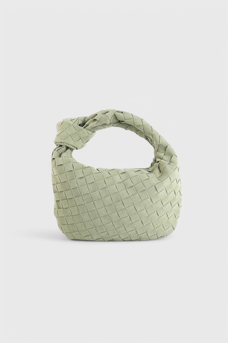 Geantă Mini Woven Remi cu Detaliu în Nod