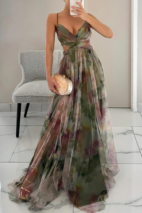 Arabel - Maxivizită elegantă cu motiv floral