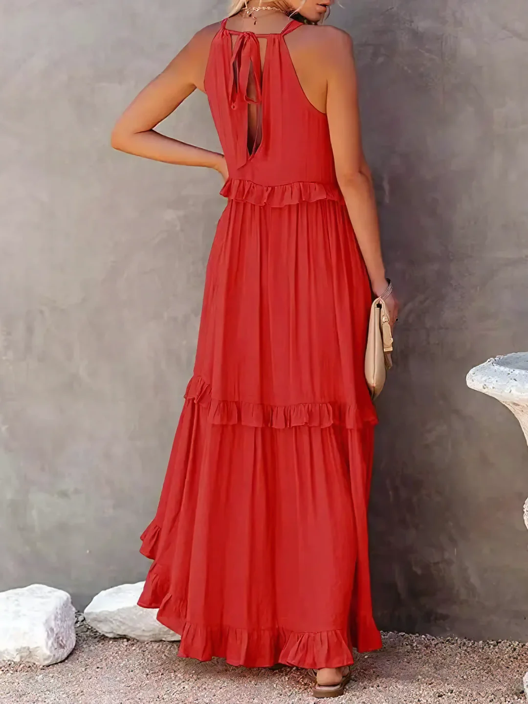 Rochie Maxi Darcey™ cu Volane