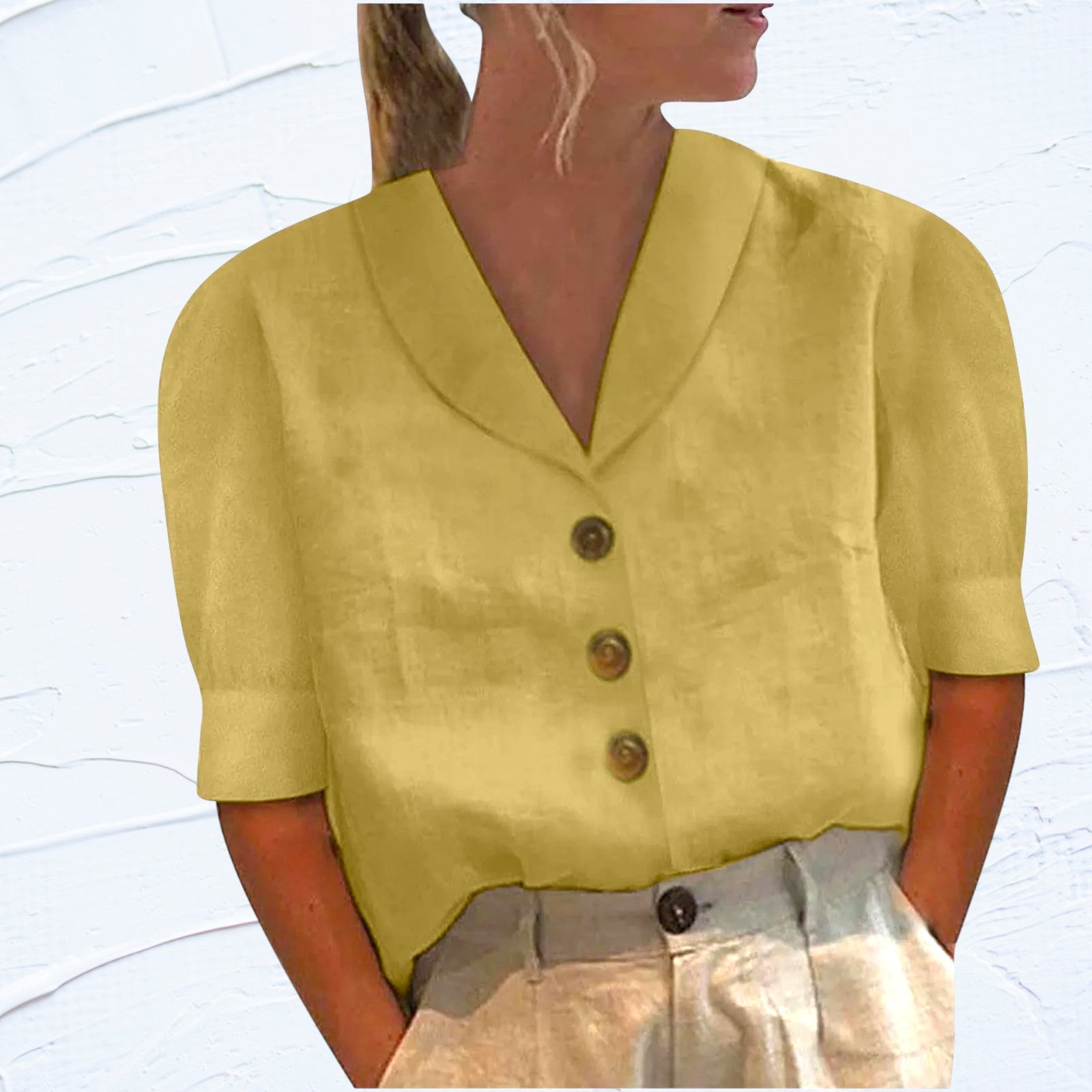 Brooke - Tricou de Bază din Bumbac pentru un Look de Zi cu Zi