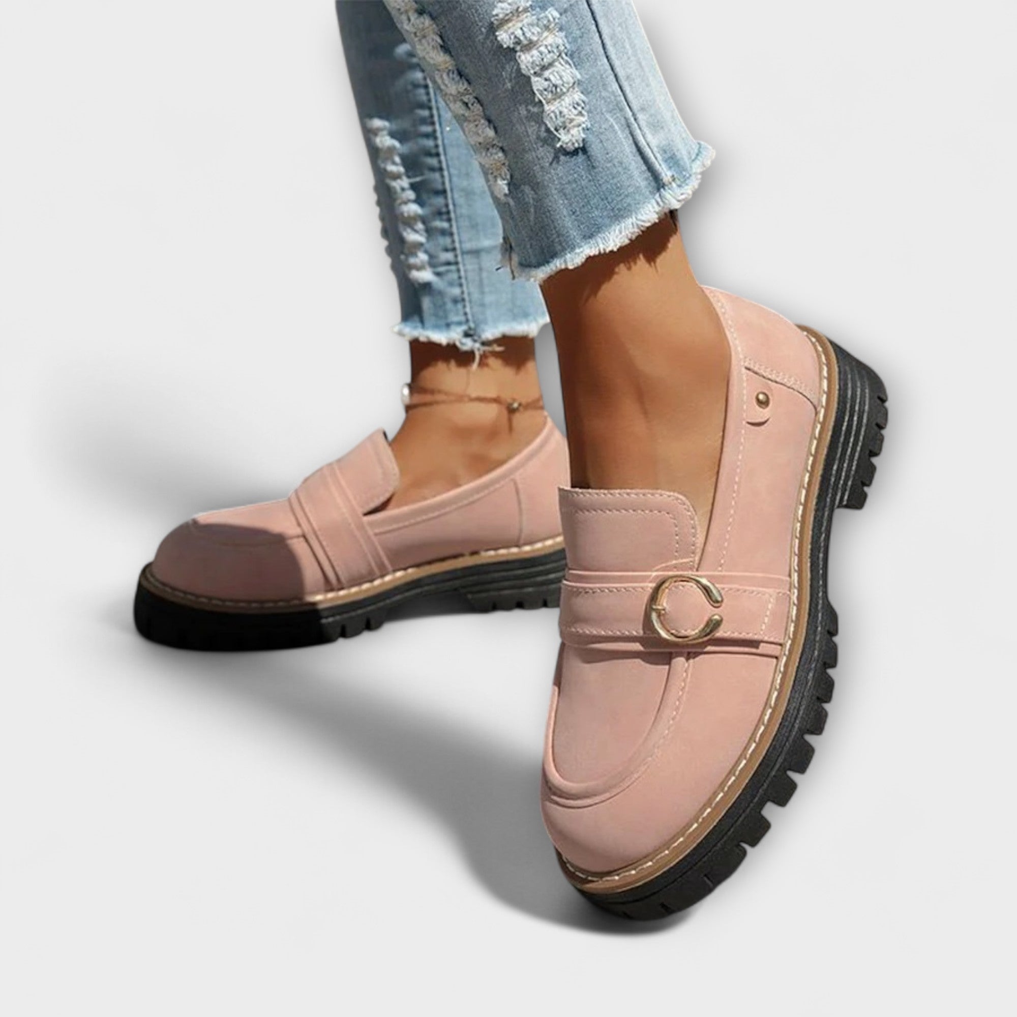 Lora – Mocasini Damă Eleganți cu Vârf Rotund Confortabili