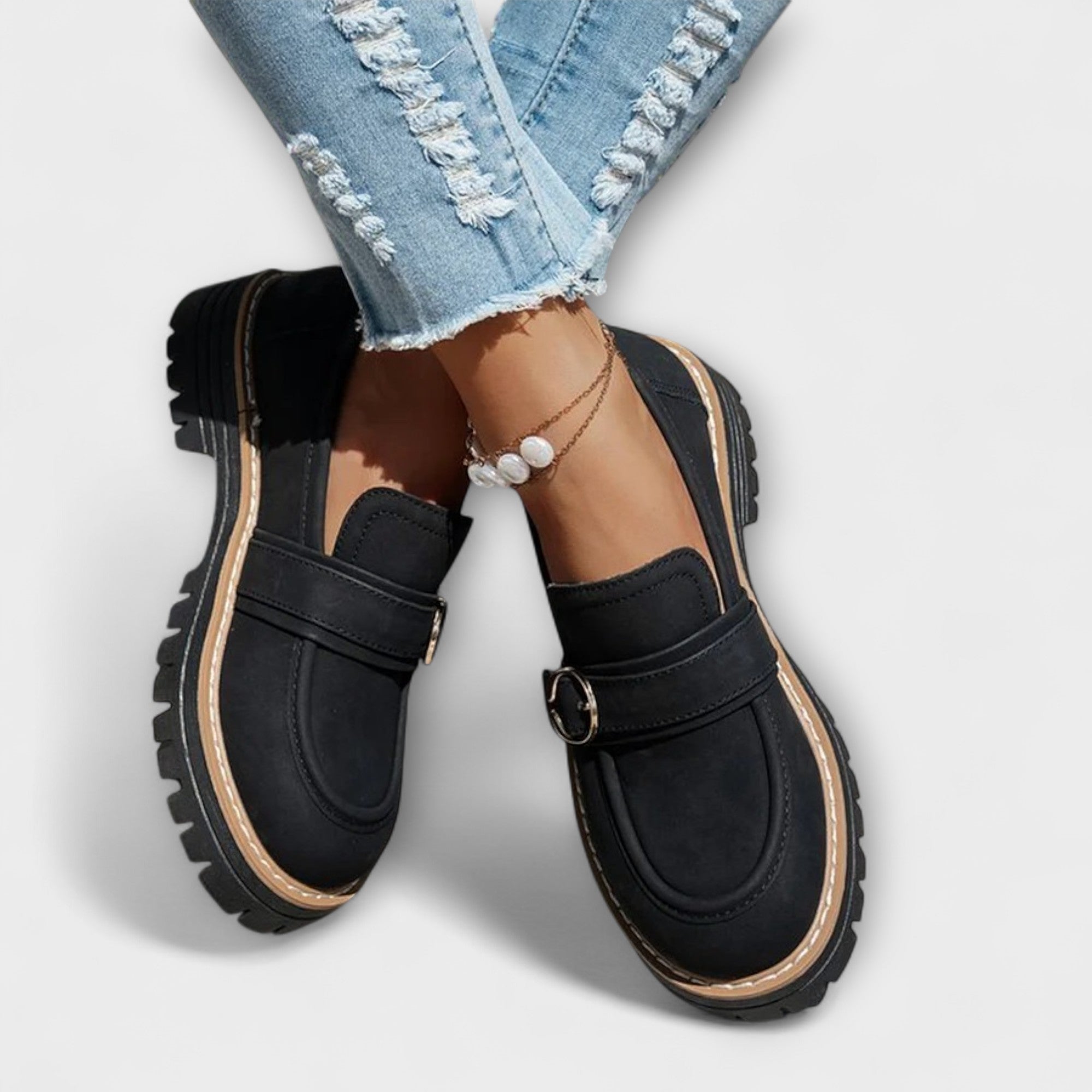Lora – Mocasini Damă Eleganți cu Vârf Rotund Confortabili
