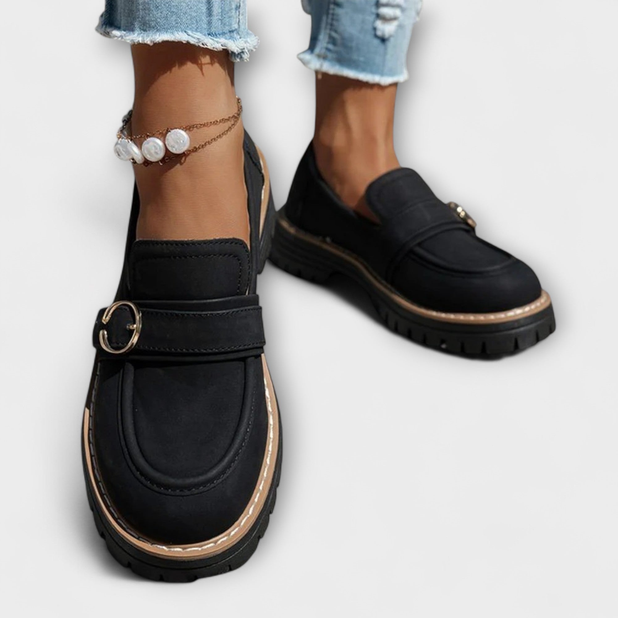 Lora – Mocasini Damă Eleganți cu Vârf Rotund Confortabili