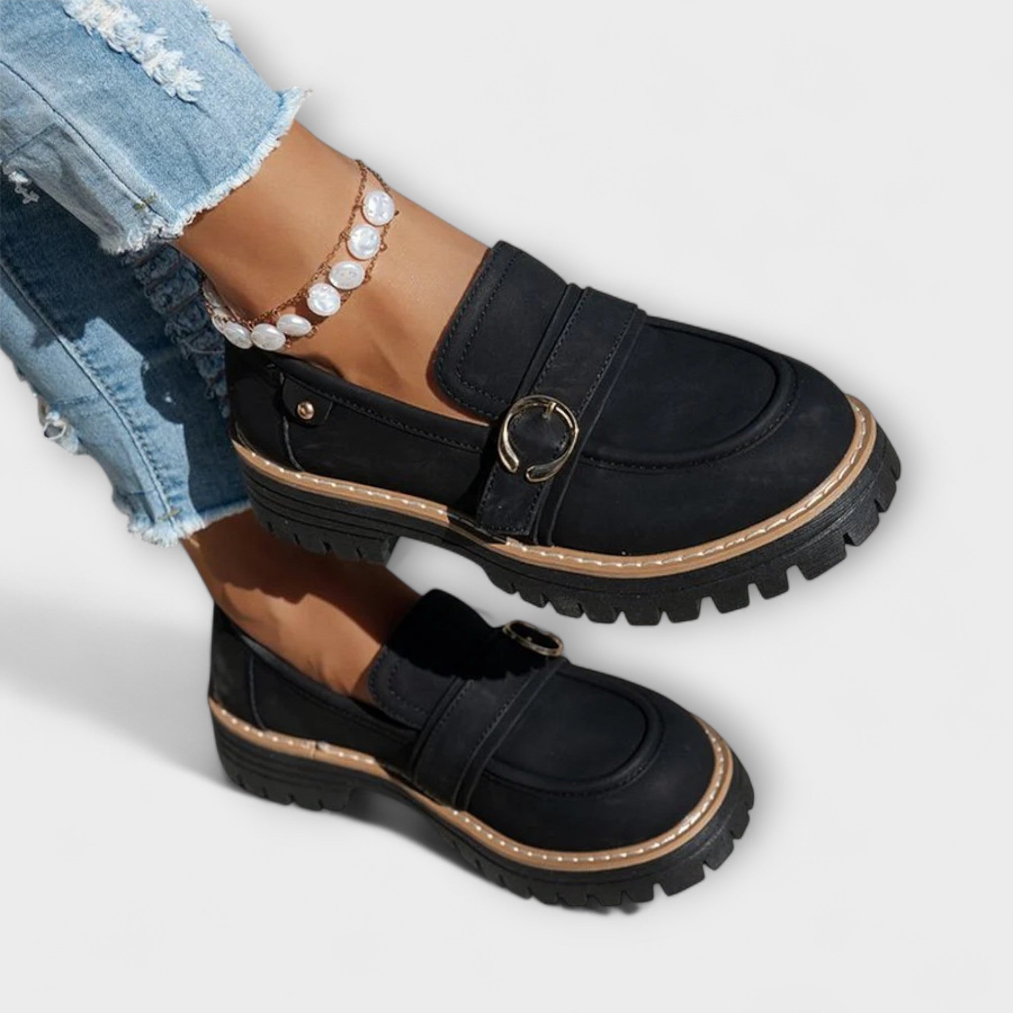 Lora – Mocasini Damă Eleganți cu Vârf Rotund Confortabili