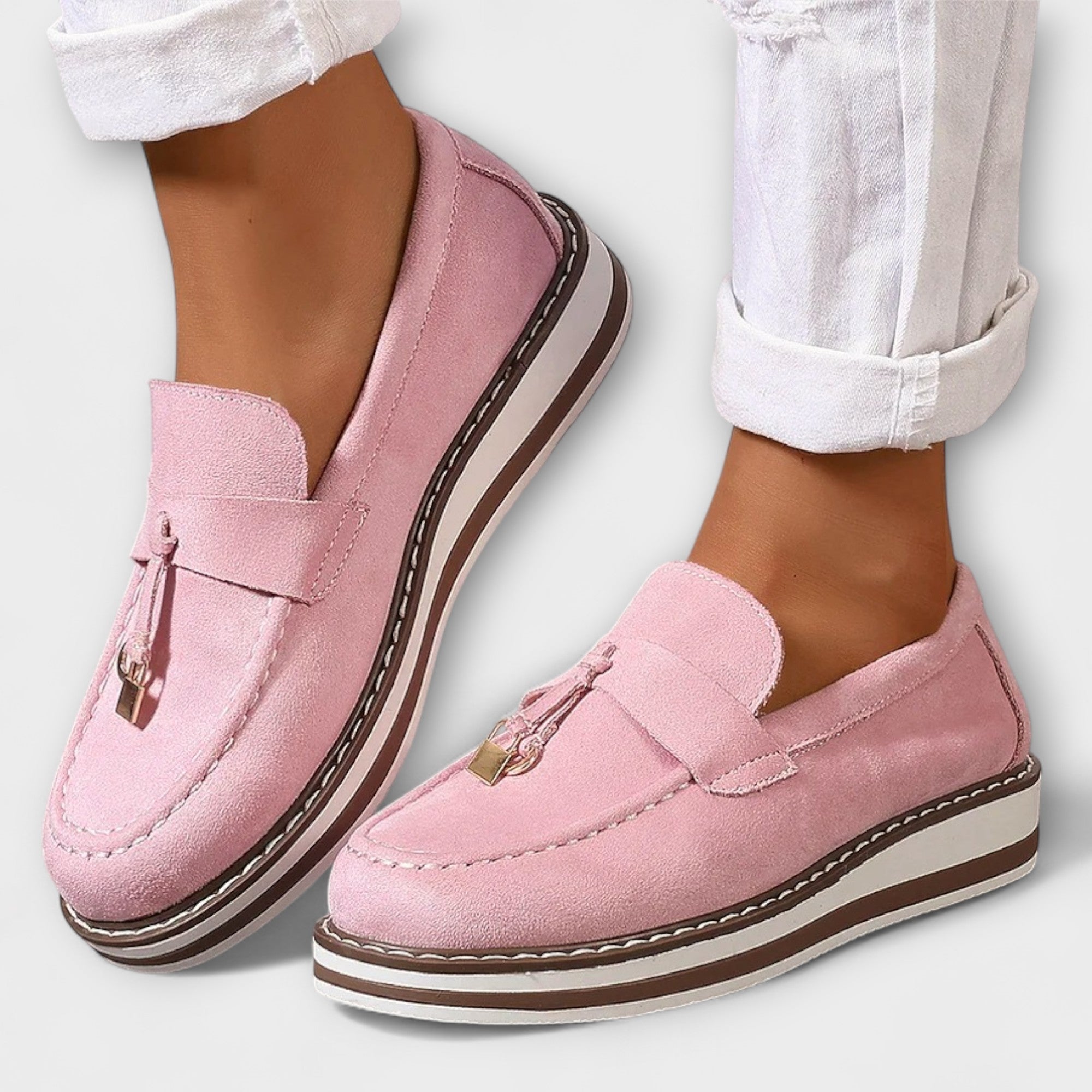 Halo – Mocasini de Damă Eleganți Casual cu Vârf Rotund
