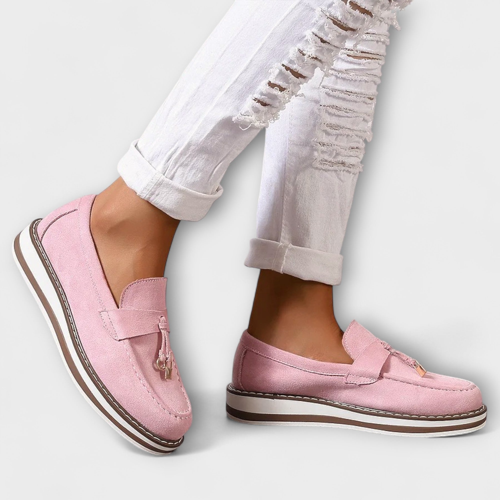 Halo – Mocasini de Damă Eleganți Casual cu Vârf Rotund