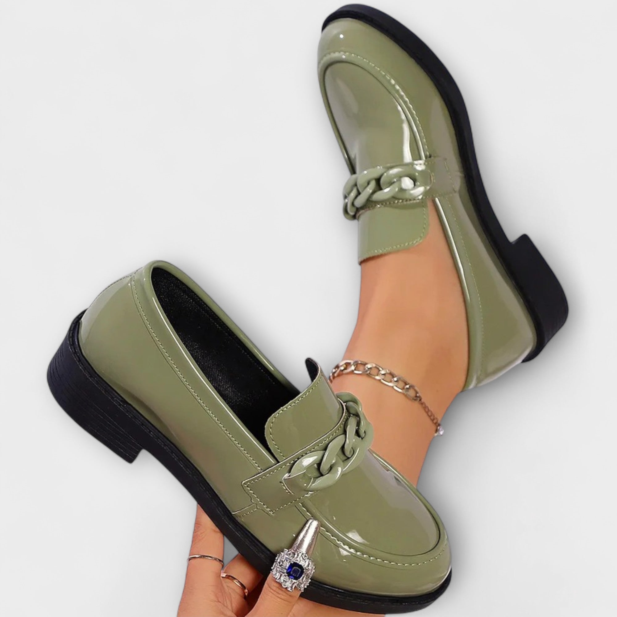 Lumi – Pantofi loafers rotunzi pentru adolescenți, formali și casual, pentru un stil stradal la modă și confortabil