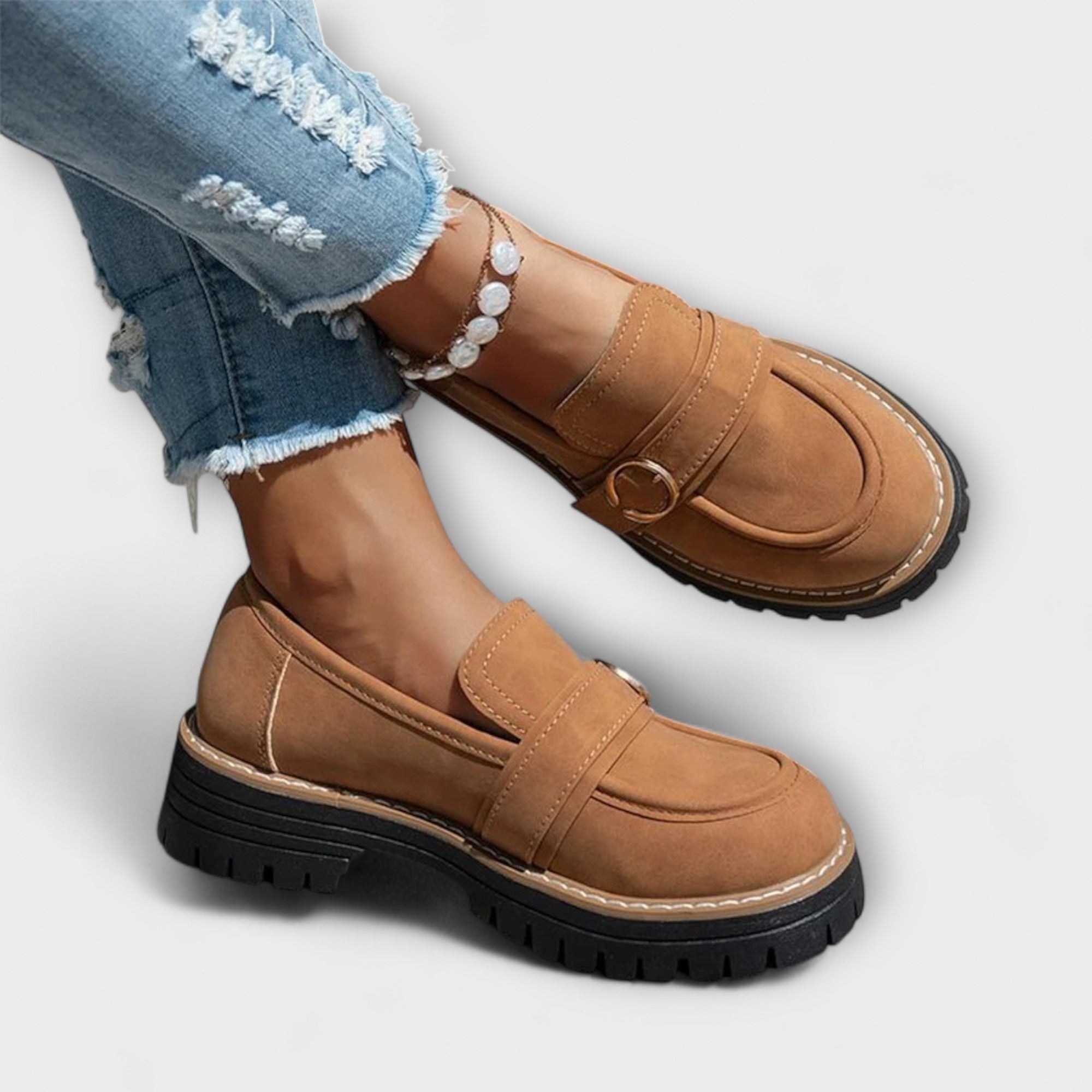 Lora – Mocasini Damă Eleganți cu Vârf Rotund Confortabili
