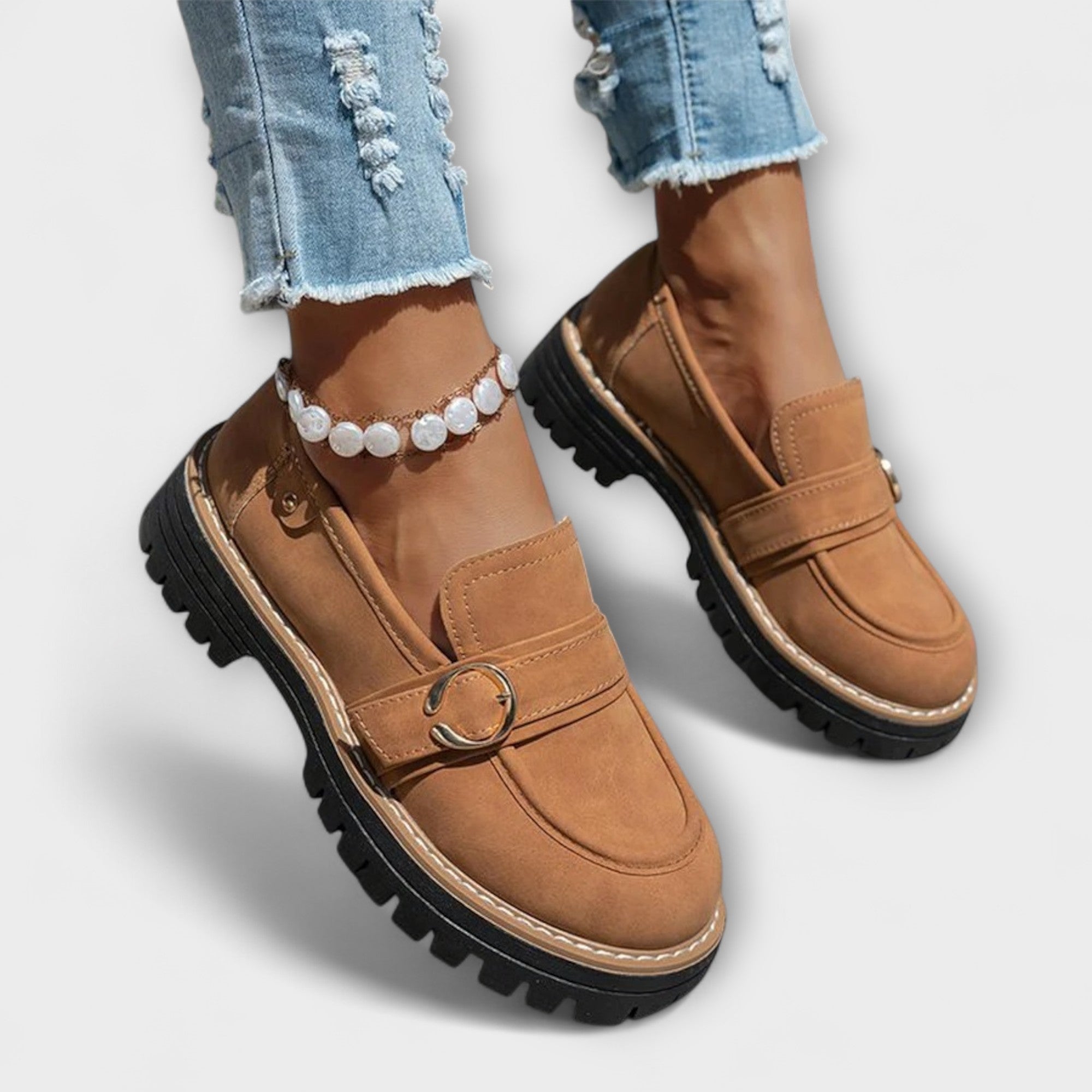 Lora – Mocasini Damă Eleganți cu Vârf Rotund Confortabili