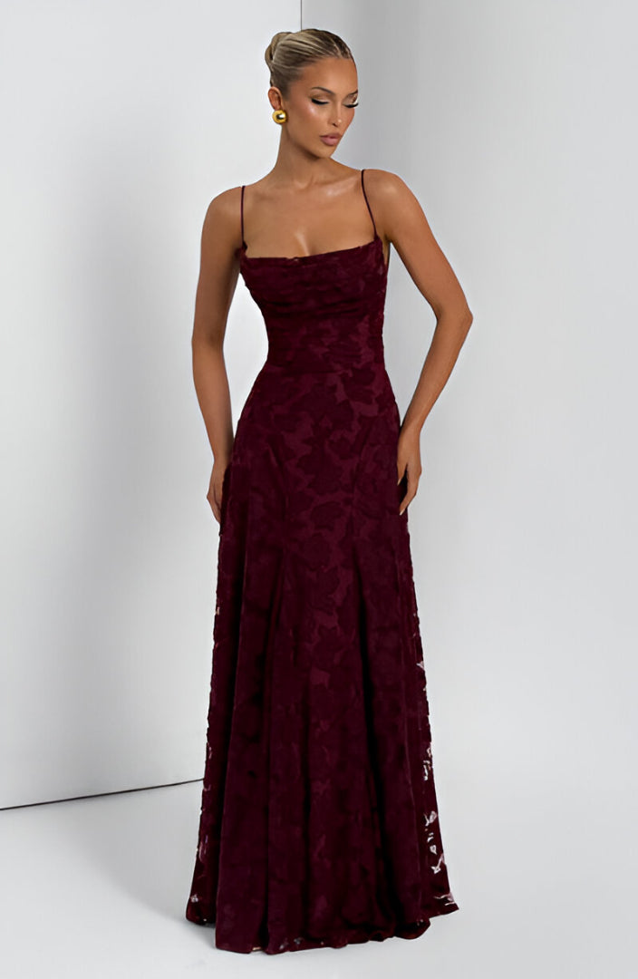 Franciszka | Rochie maxi din dantelă
