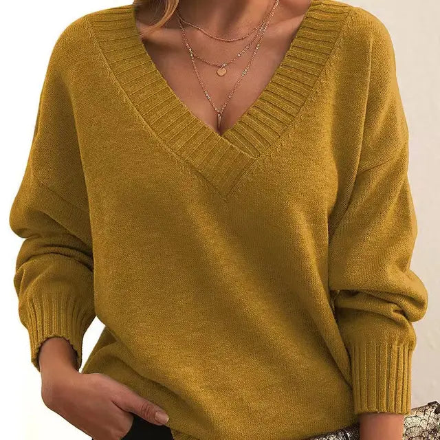 Grace - Pulover din Cashmere cu Eleganță și cea mai Moale Textură