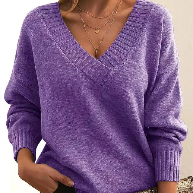 Grace - Pulover din Cashmere cu Eleganță și cea mai Moale Textură