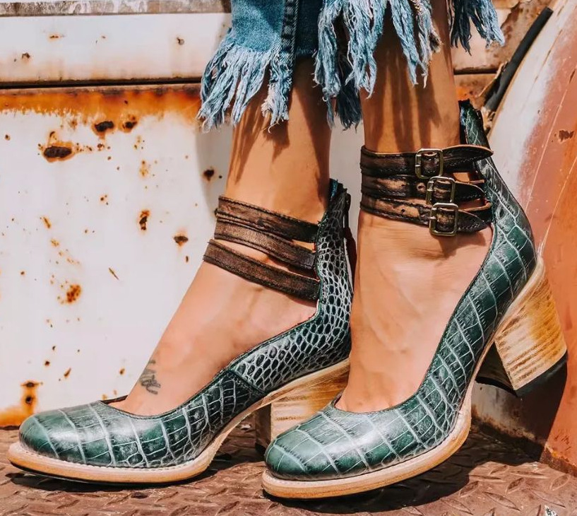 Maria – Pantofi cu Toc de Damă Eleganți din Piele Eco